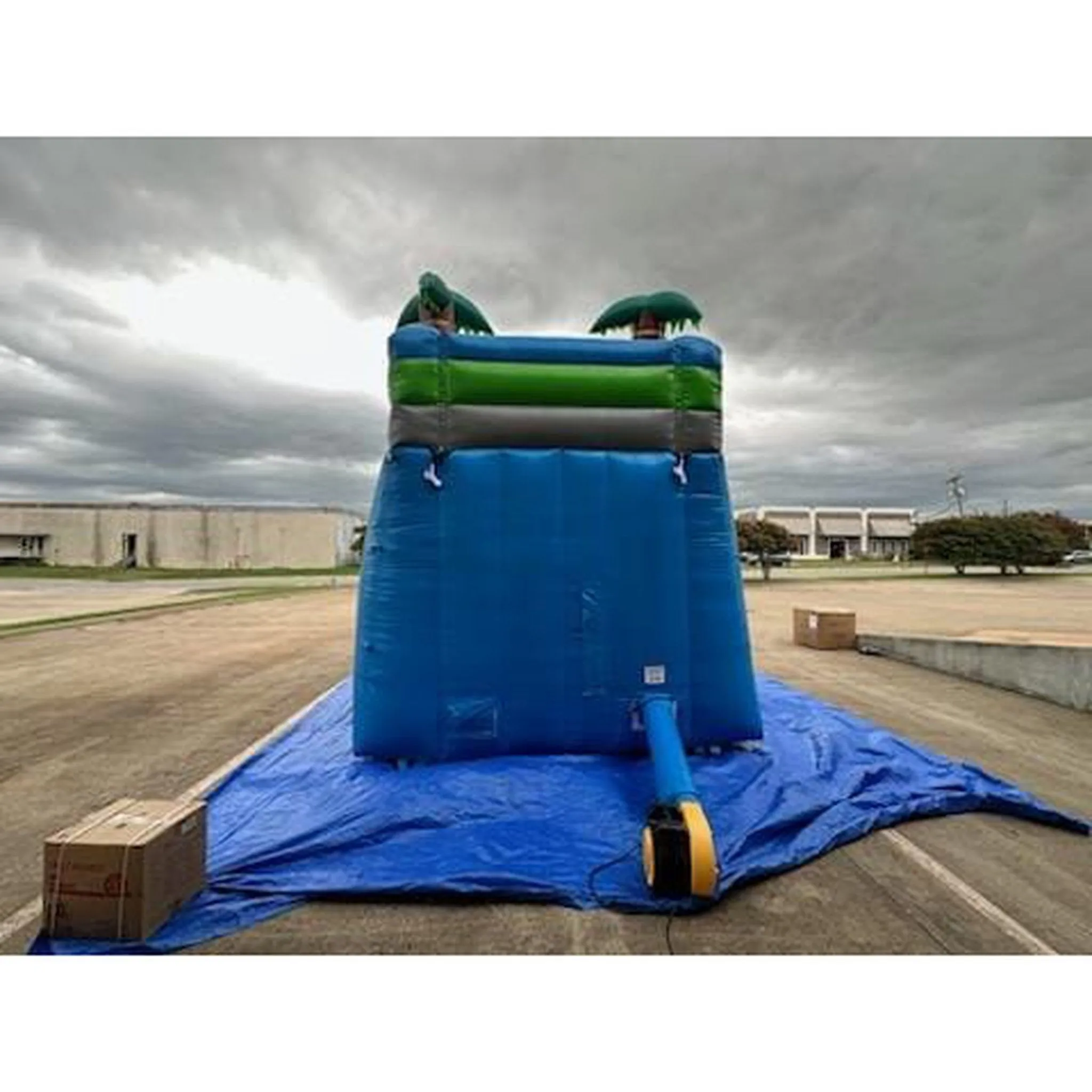15' Lightweight Blue Tropical Slide