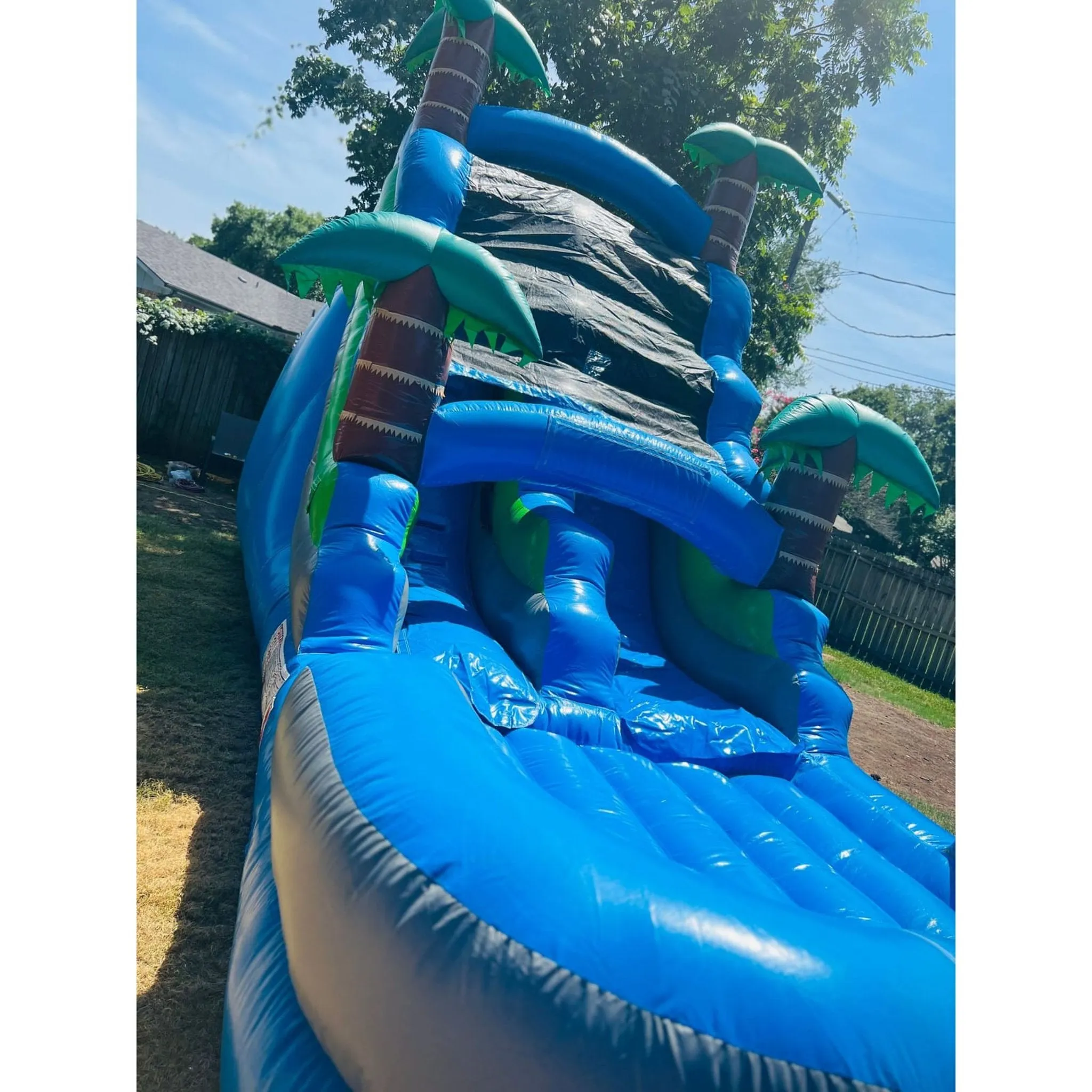 15' Lightweight Blue Tropical Slide