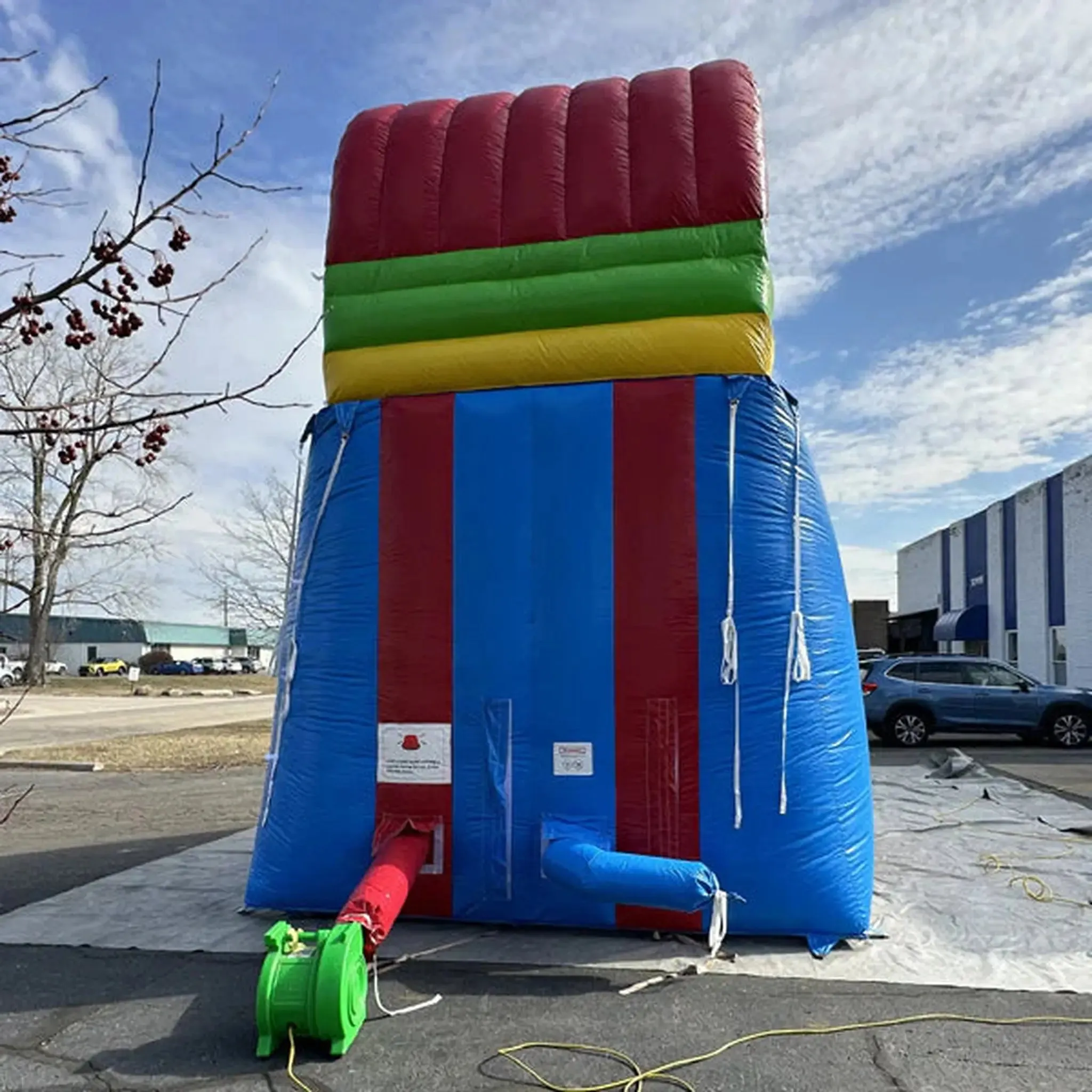 18'Lightweight Rainbow Slide (Detachable Pool)