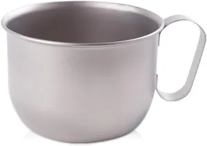 1PC Pure Titanium Coffee Cup 500ML Outdoor Portable Camping Milk Cup