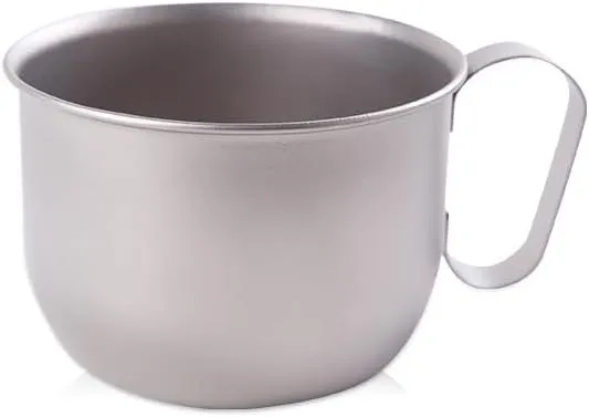 1PC Pure Titanium Coffee Cup 500ML Outdoor Portable Camping Milk Cup