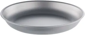 1PC Pure Titanium Plate, Ultra-Light Portable Tableware Suitable for Outdoor Camping Or Home Use(A S)