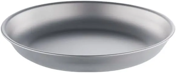 1PC Pure Titanium Plate, Ultra-Light Portable Tableware Suitable for Outdoor Camping Or Home Use(A S)