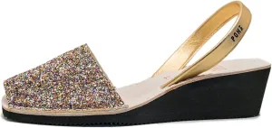 2021G - Avarca Wedge Glitter - Multicolor - 37 (US 7)