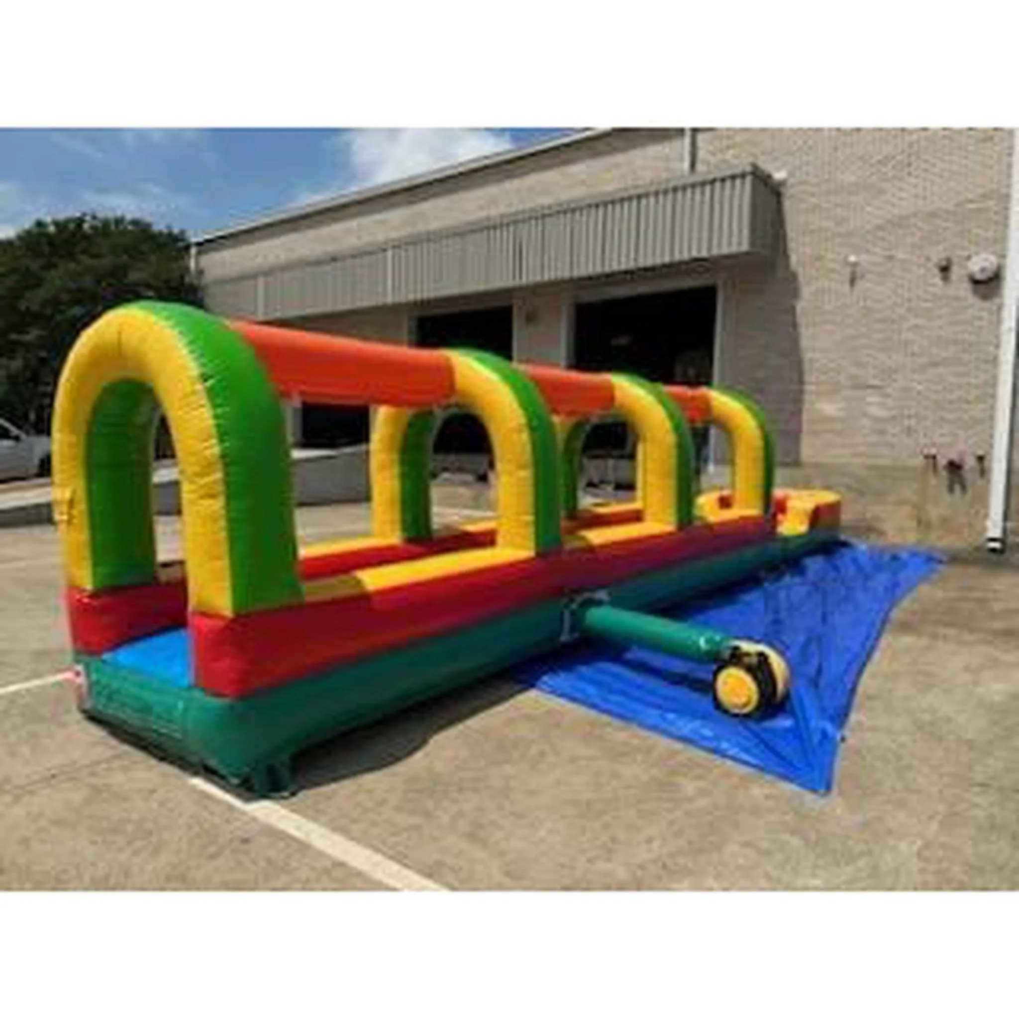 32' Lightweight Rainbow Slide & Splash