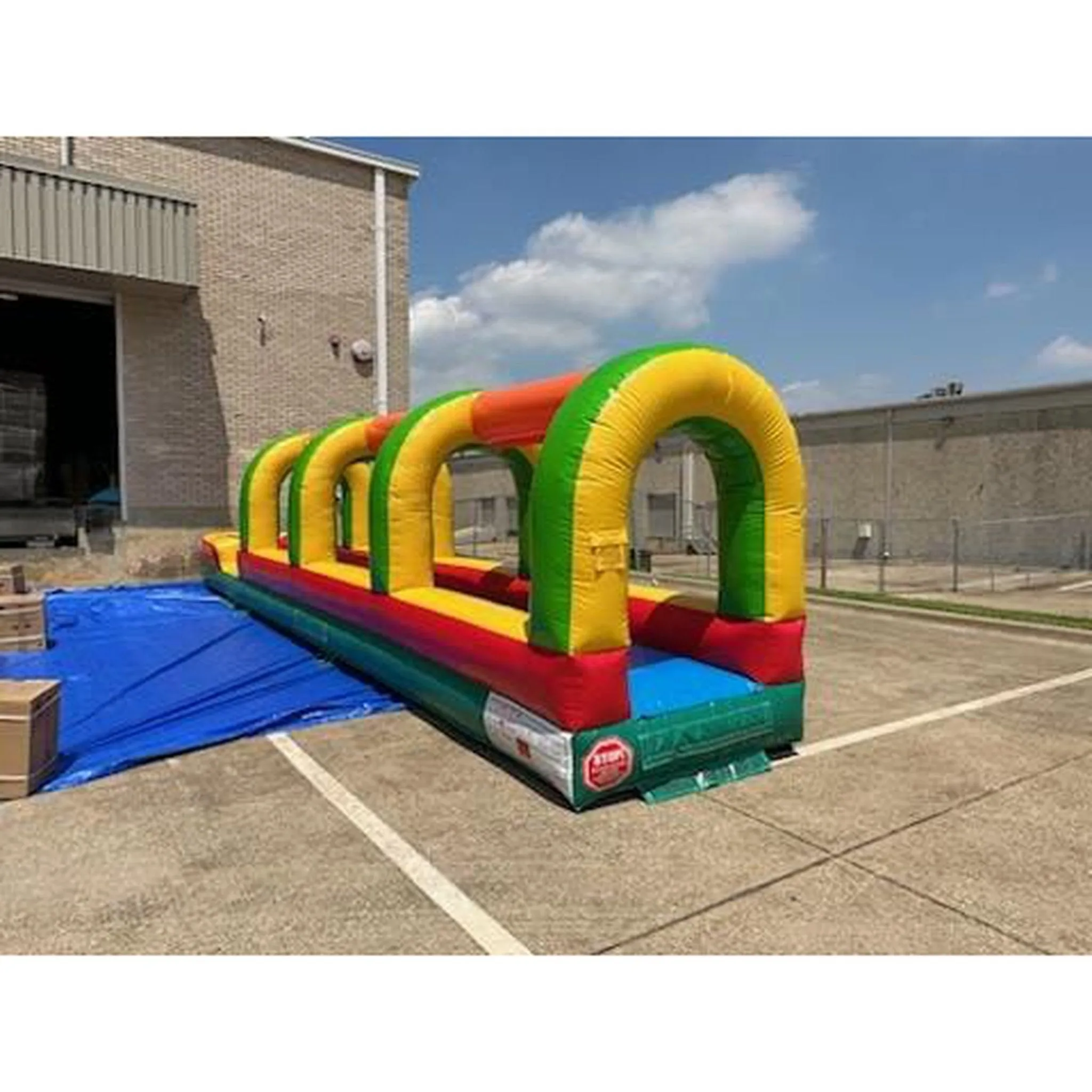 32' Lightweight Rainbow Slide & Splash