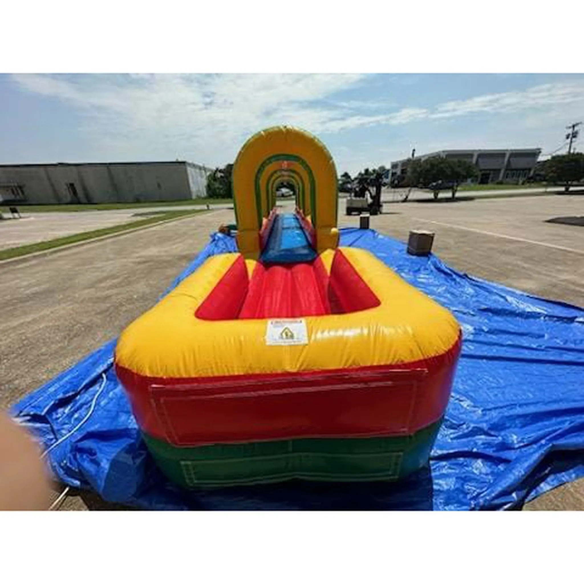 32' Lightweight Rainbow Slide & Splash