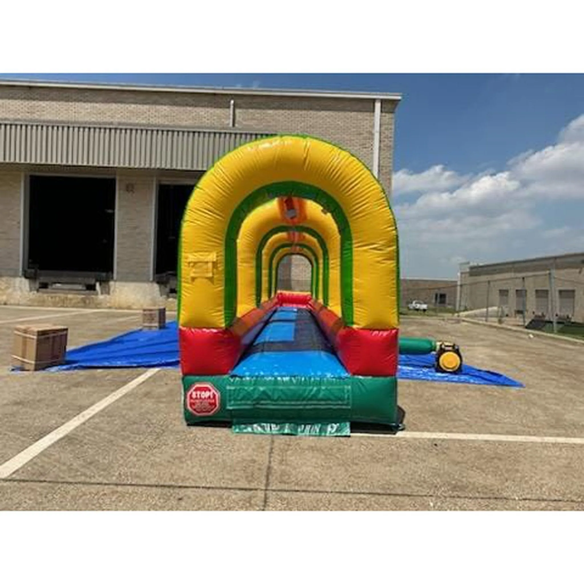 32' Lightweight Rainbow Slide & Splash