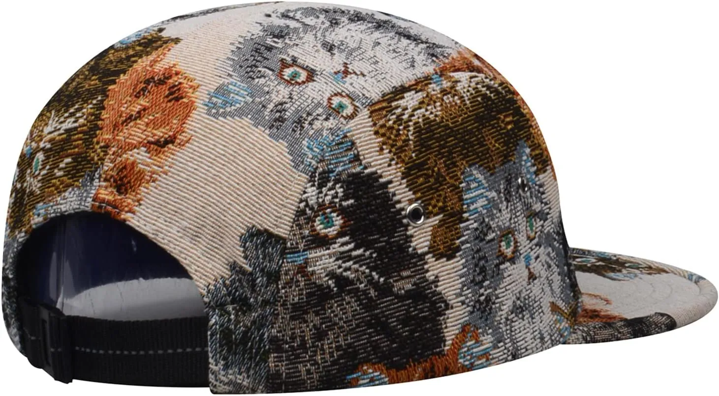 5 Panel Camper Hat | Multi-Color Unique Designs | Caps for Men & Women | Large or X-Large
