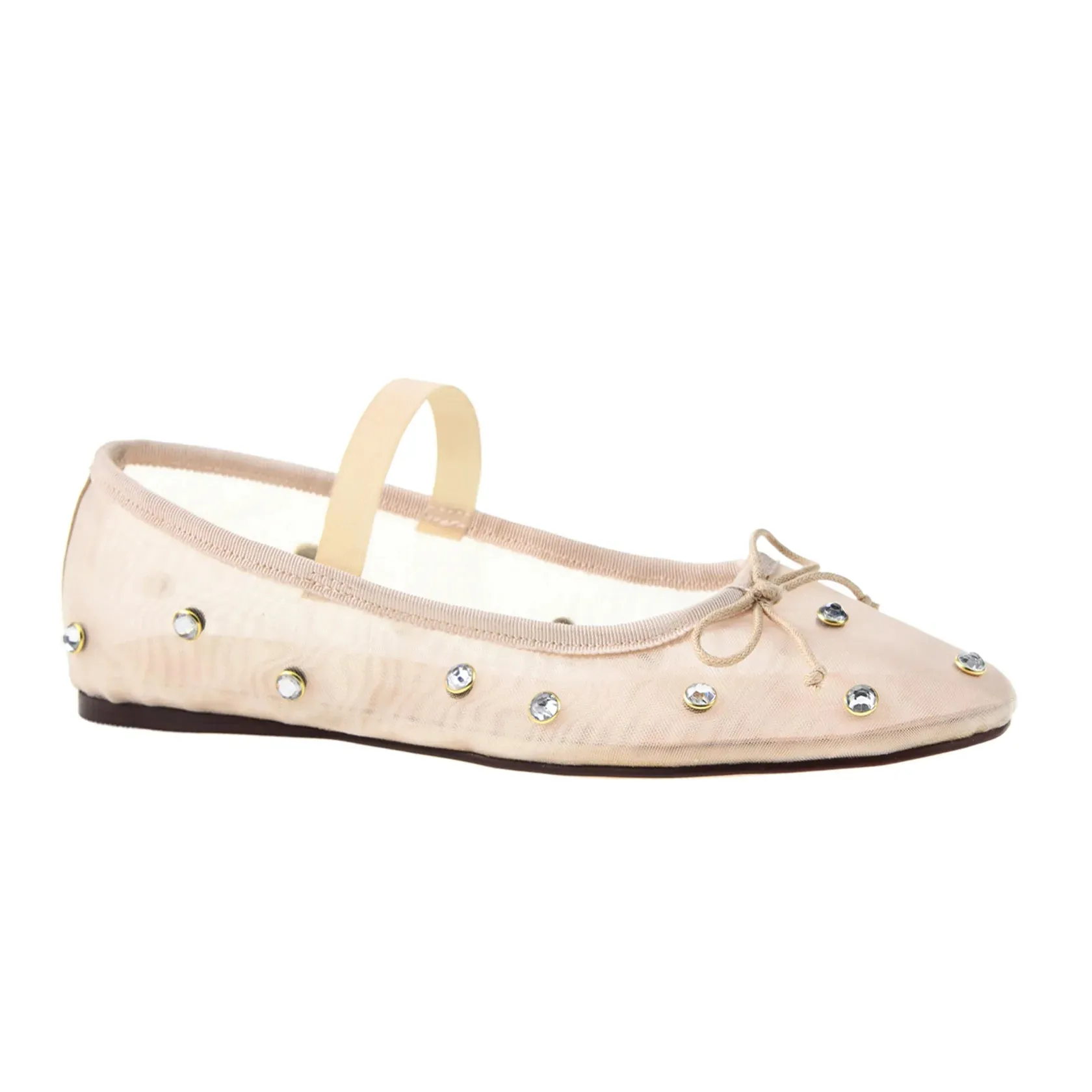 Adette Stone Mesh Flat