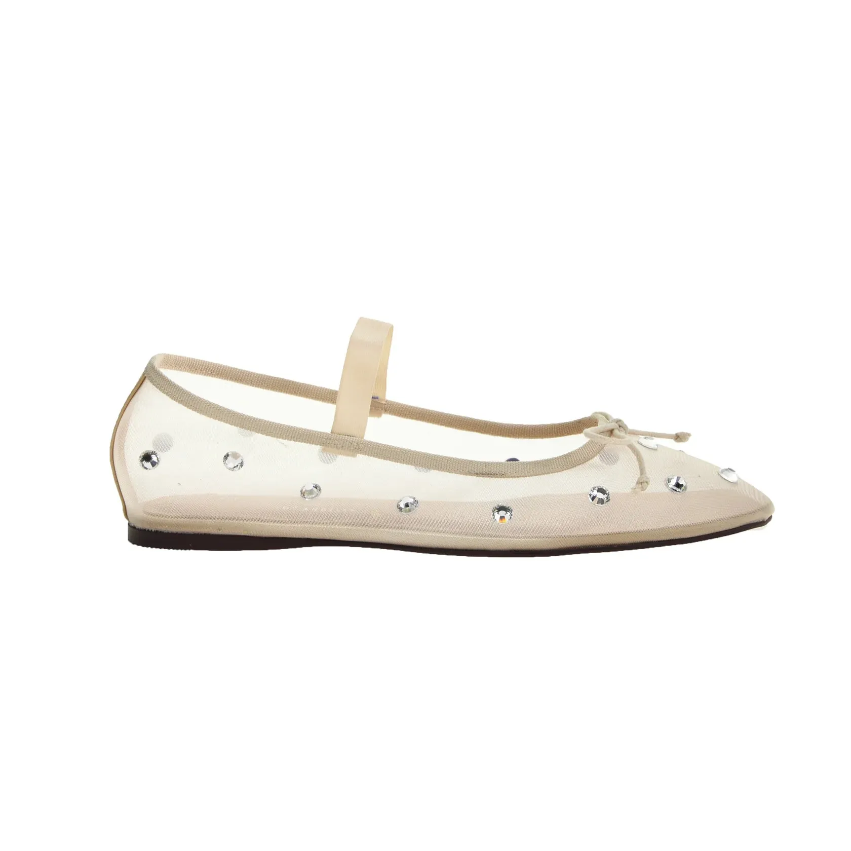 Adette Stone Mesh Flat