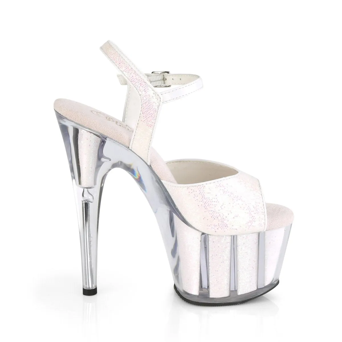 ADORE-710G Pleaser 7 Inch Heel Opal Glitter Sexy Shoes
