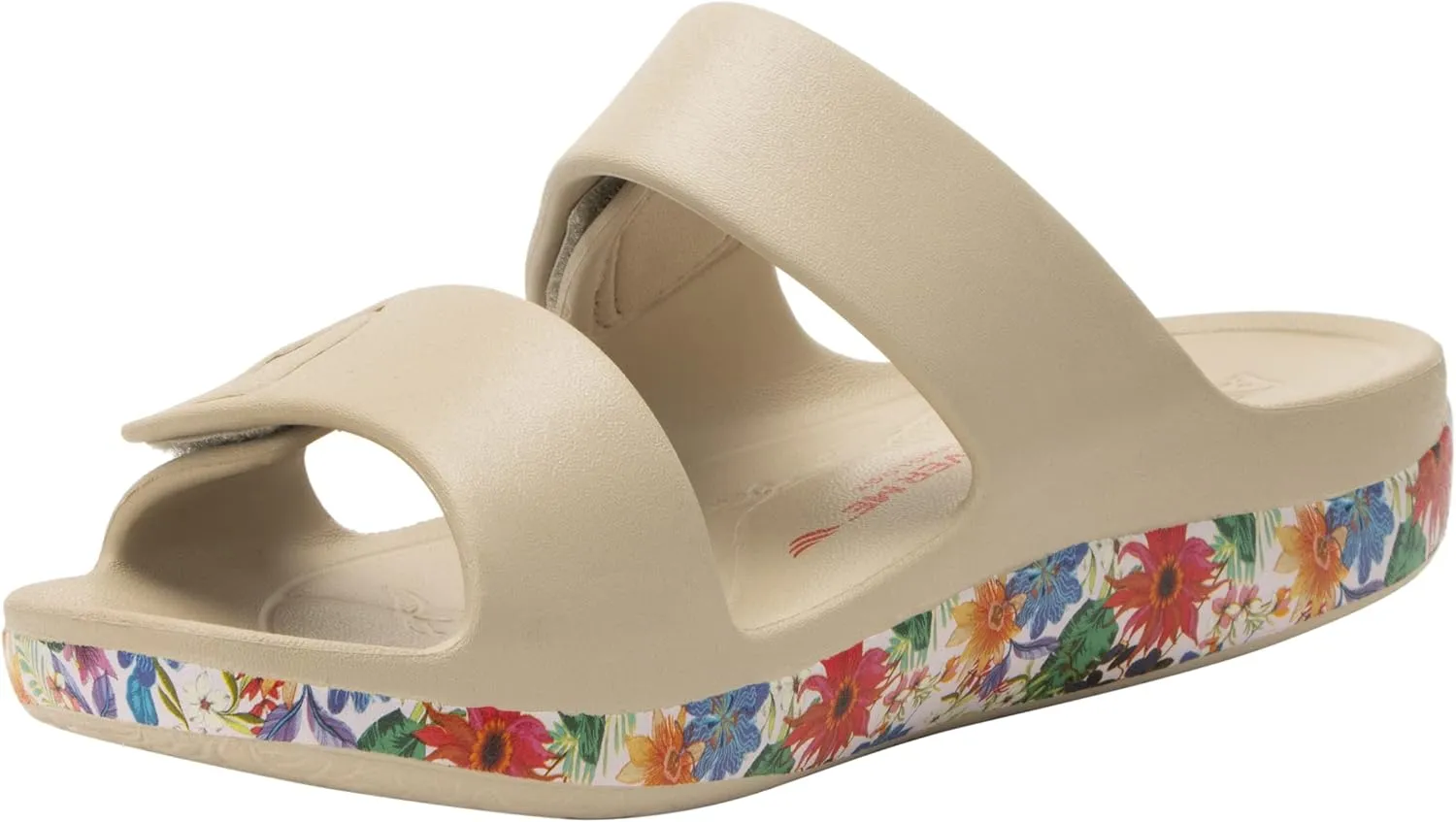 Alegria Women Orbyt Double Strap Lightweight Recovery Slide Sandal With Arch Support