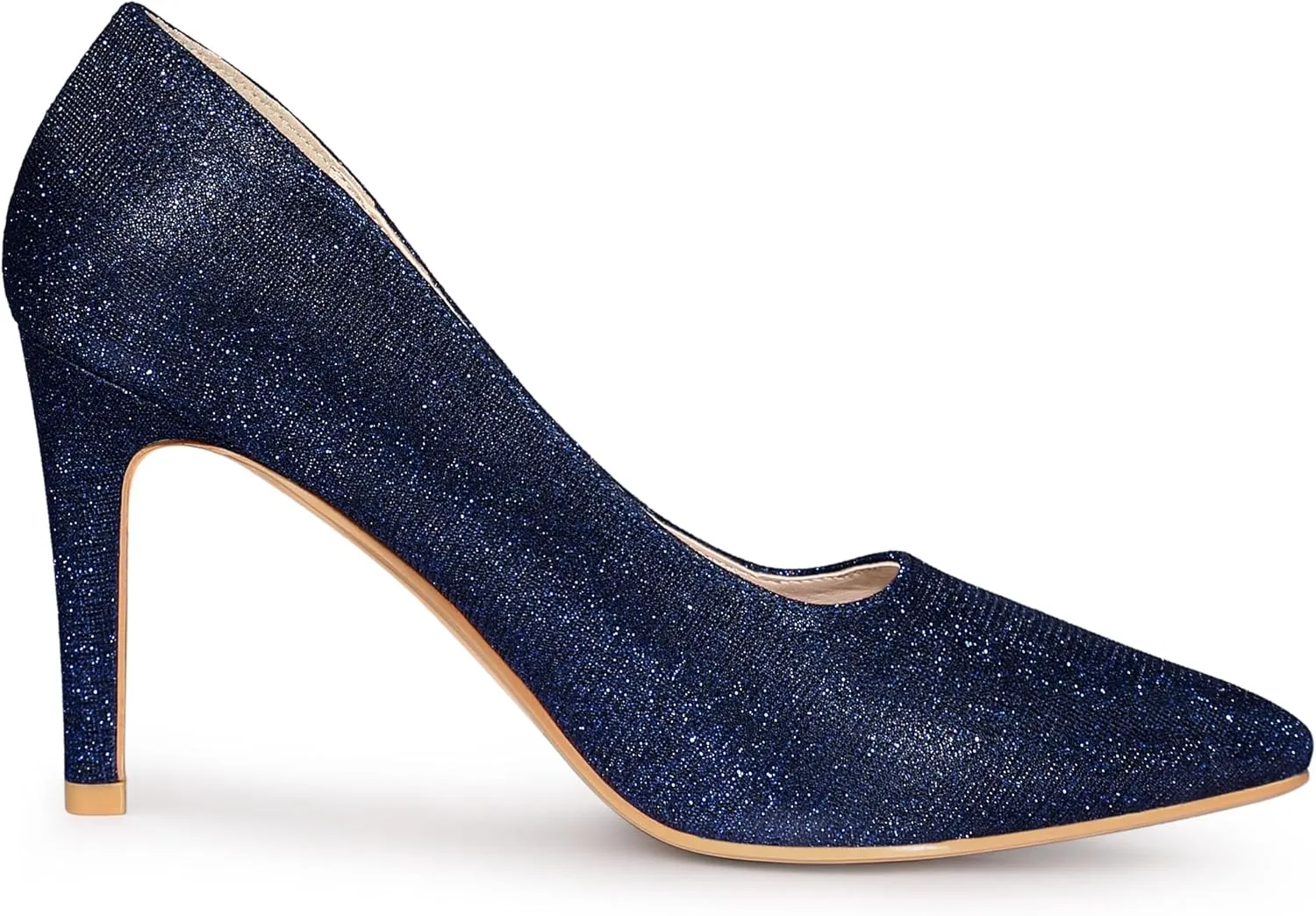 Allegra K Women's Party Glitter Stiletto High Heels Pumps
