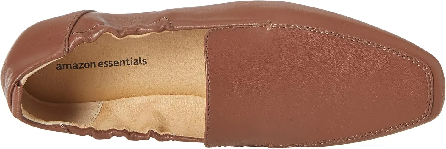 Amazon Essentials Women's Square Toe Soft Slip on Loafer