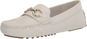Anne Klein Womens Chrystie Faux Leather Driving Moccasins Moccasins