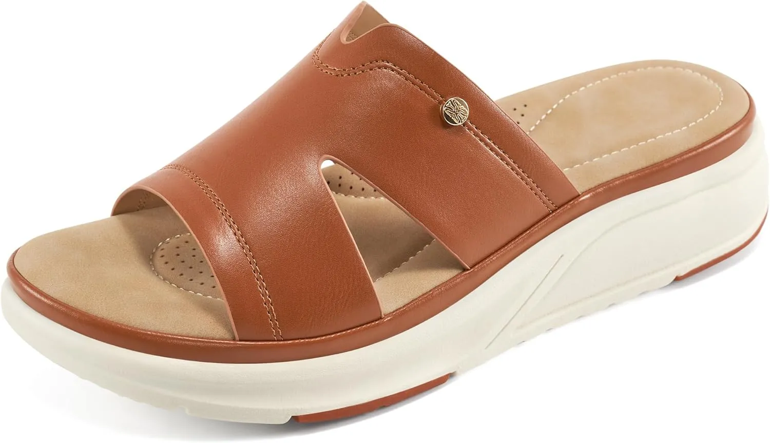 Aomigoct Dressy Sandals for Women Comfort: Summer Platform Womens Sandals 2025 - Ladies Fashion Walking Sandal Indoor Outdoor