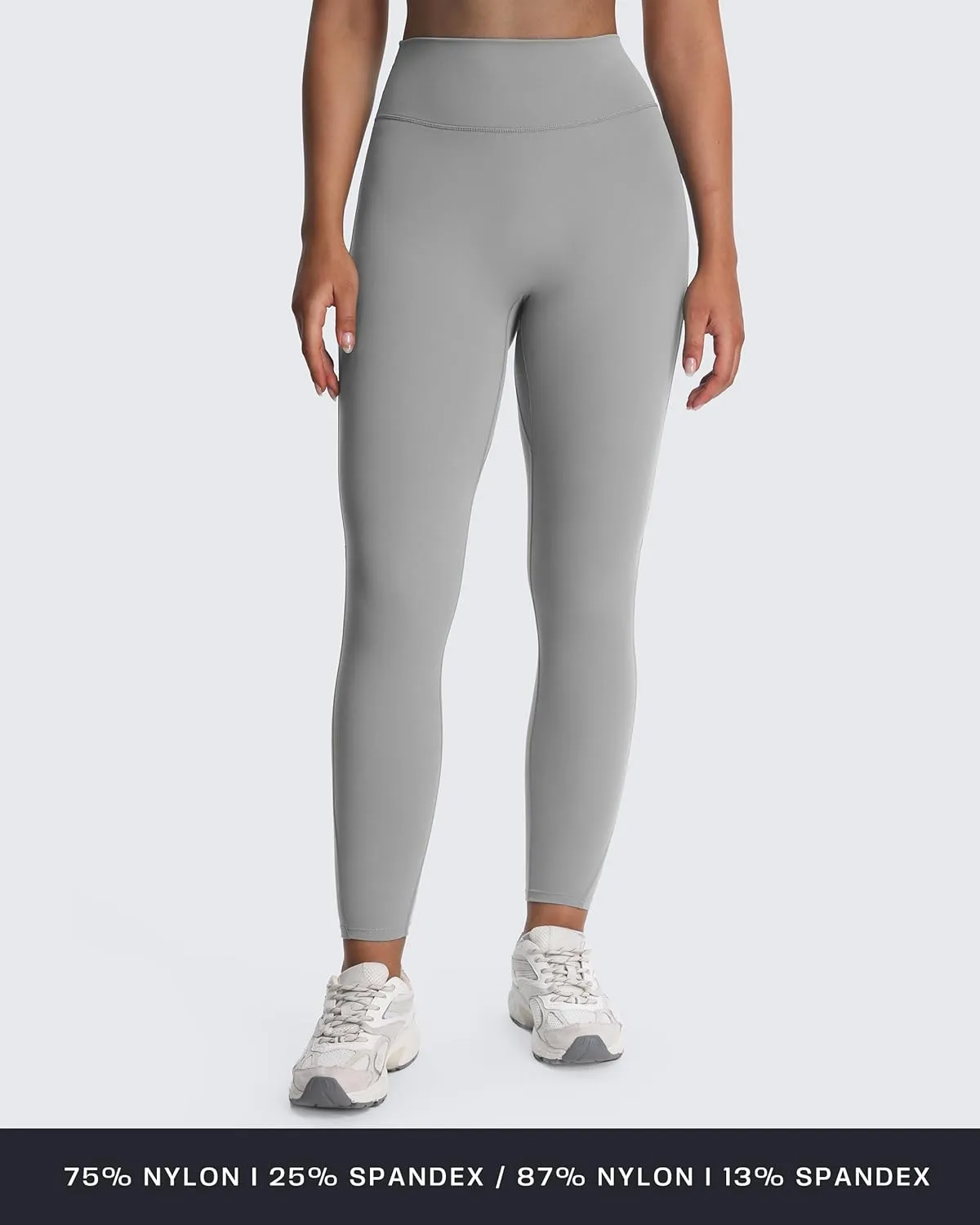 Aoxjox High Waisted Workout Leggings for Women Trinity Yoga Pants 26.5"