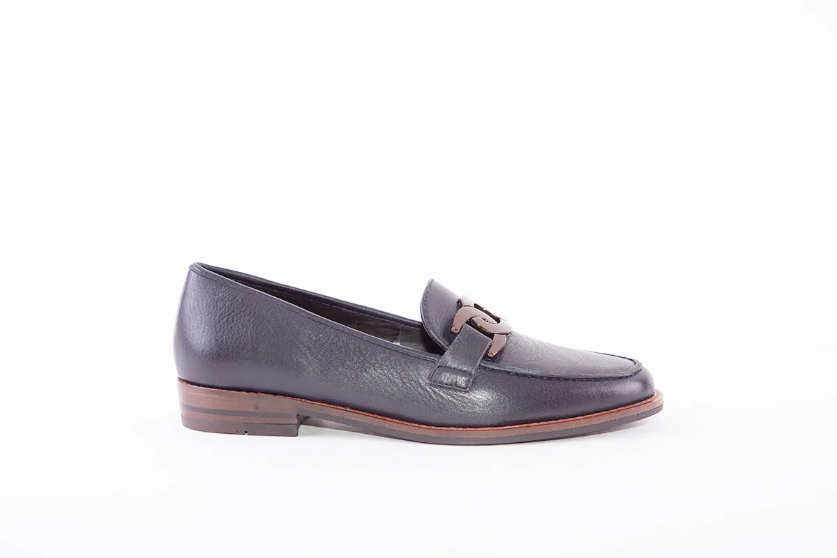 ARA - 31291-07 LOW HEEL SLIP-ON SHOE - NAVY