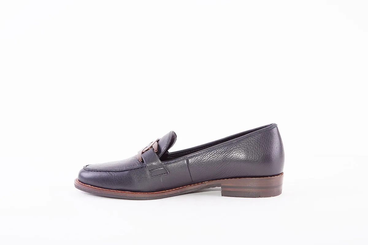 ARA - 31291-07 LOW HEEL SLIP-ON SHOE - NAVY