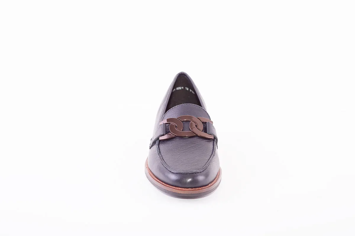 ARA - 31291-07 LOW HEEL SLIP-ON SHOE - NAVY