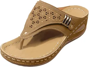 Avylays Orthopedic Sandals for Women,Breathable Mesh Sports Sandals With Non-Slip Sole,Wedge Heel Thick-Soled Sandals