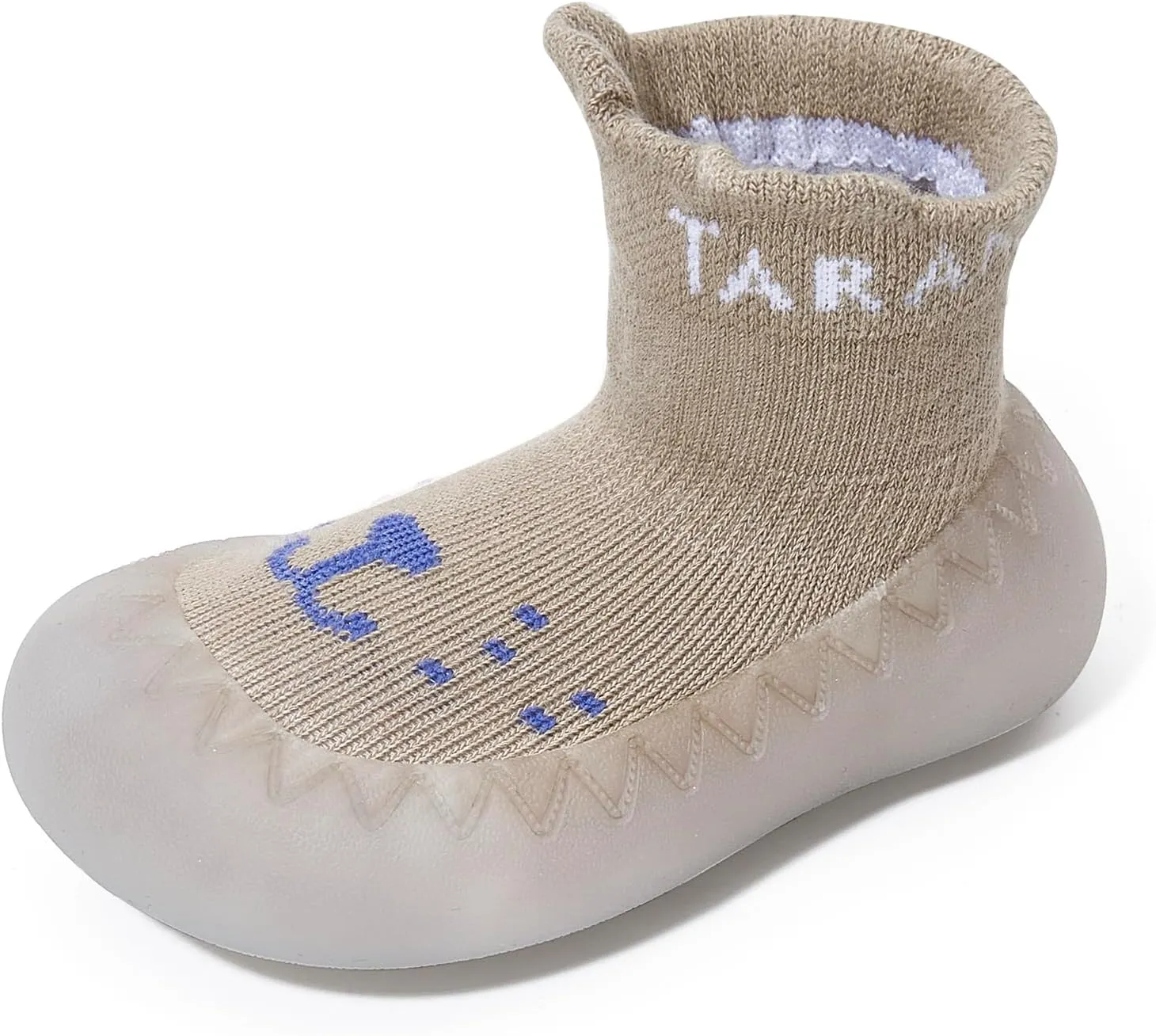 Baby Sock Shoes Walking Shoes Infant Breathable Slippers with Soft Rubber Sole Boys Girls Grip Socks