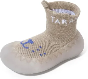 Baby Sock Shoes Walking Shoes Infant Breathable Slippers with Soft Rubber Sole Boys Girls Grip Socks