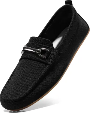 Bacia Knit Womens Loafers Comfortable Flat Dress Shoes for Office Work