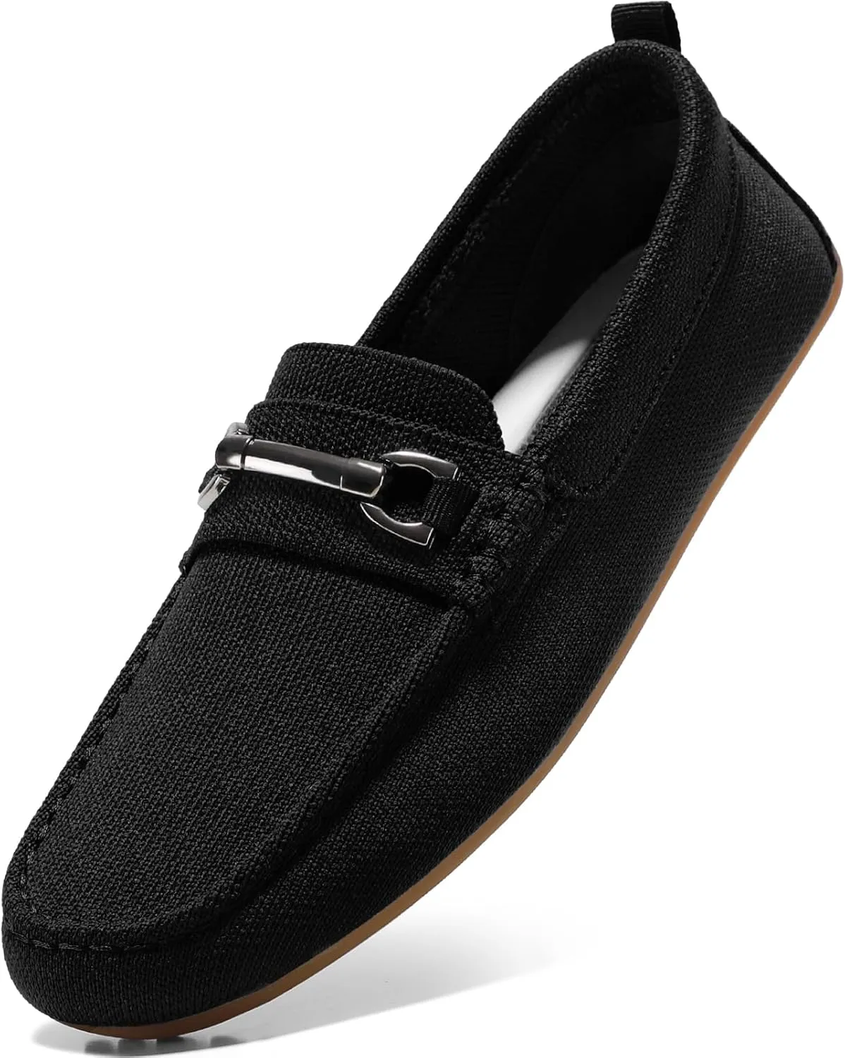 Bacia Knit Womens Loafers Comfortable Flat Dress Shoes for Office Work
