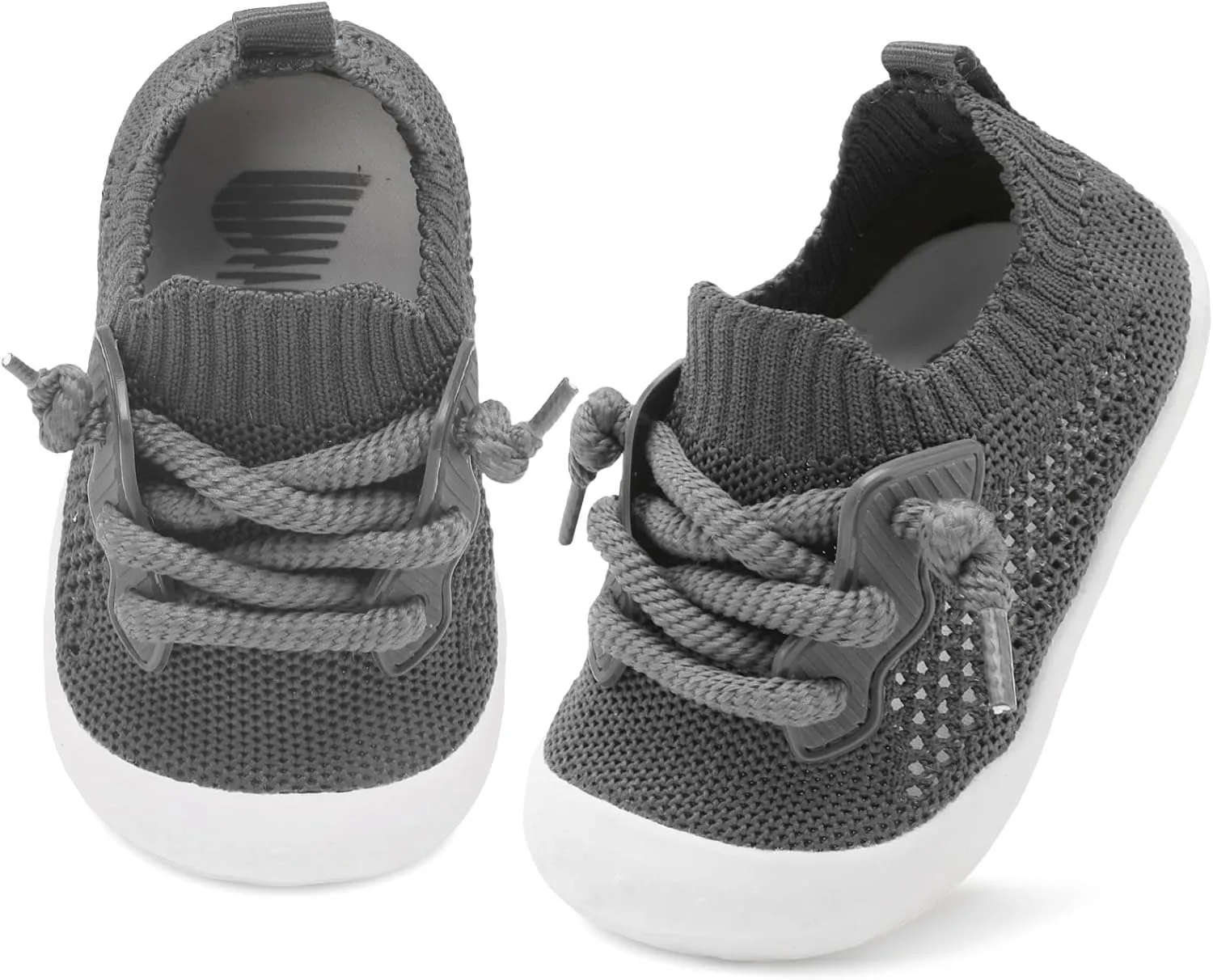 BARERUN Baby Shoes Baby First Walking Shoes Infant Sneakers Wide Barefoot Slip on Soft Sole Boys Girls Crib Shoe Toddler Breathable Lightweight House Socks