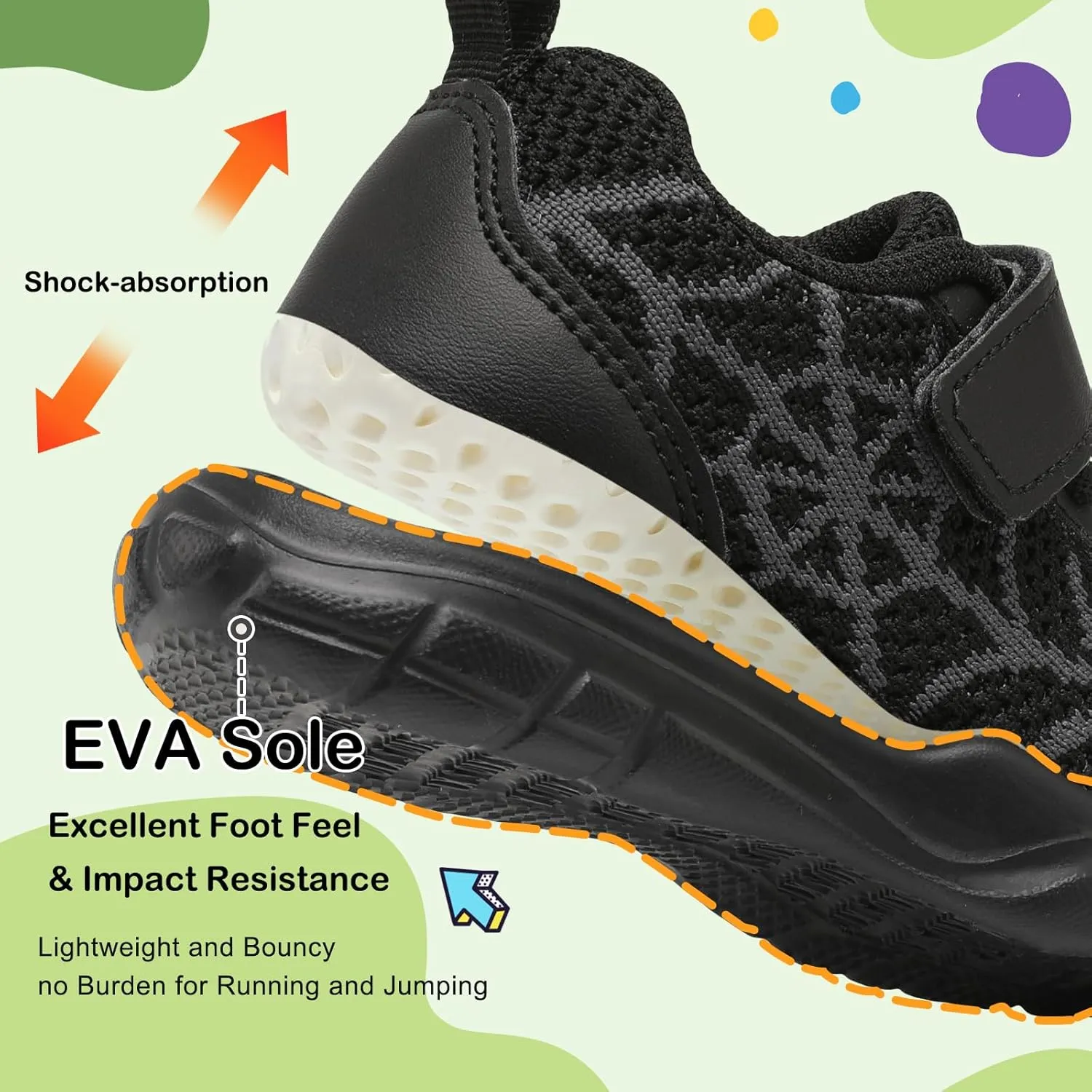 BARERUN Toddler Shoes Boys Girls Barefoot Shoes Kids Breathable Sneakers School Tennis Shoes Slip on Running Shoes Infant Toddler Walking Shoes