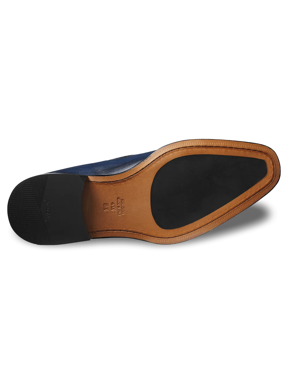 Barrett Monk Strap Loafer - Deep Blue