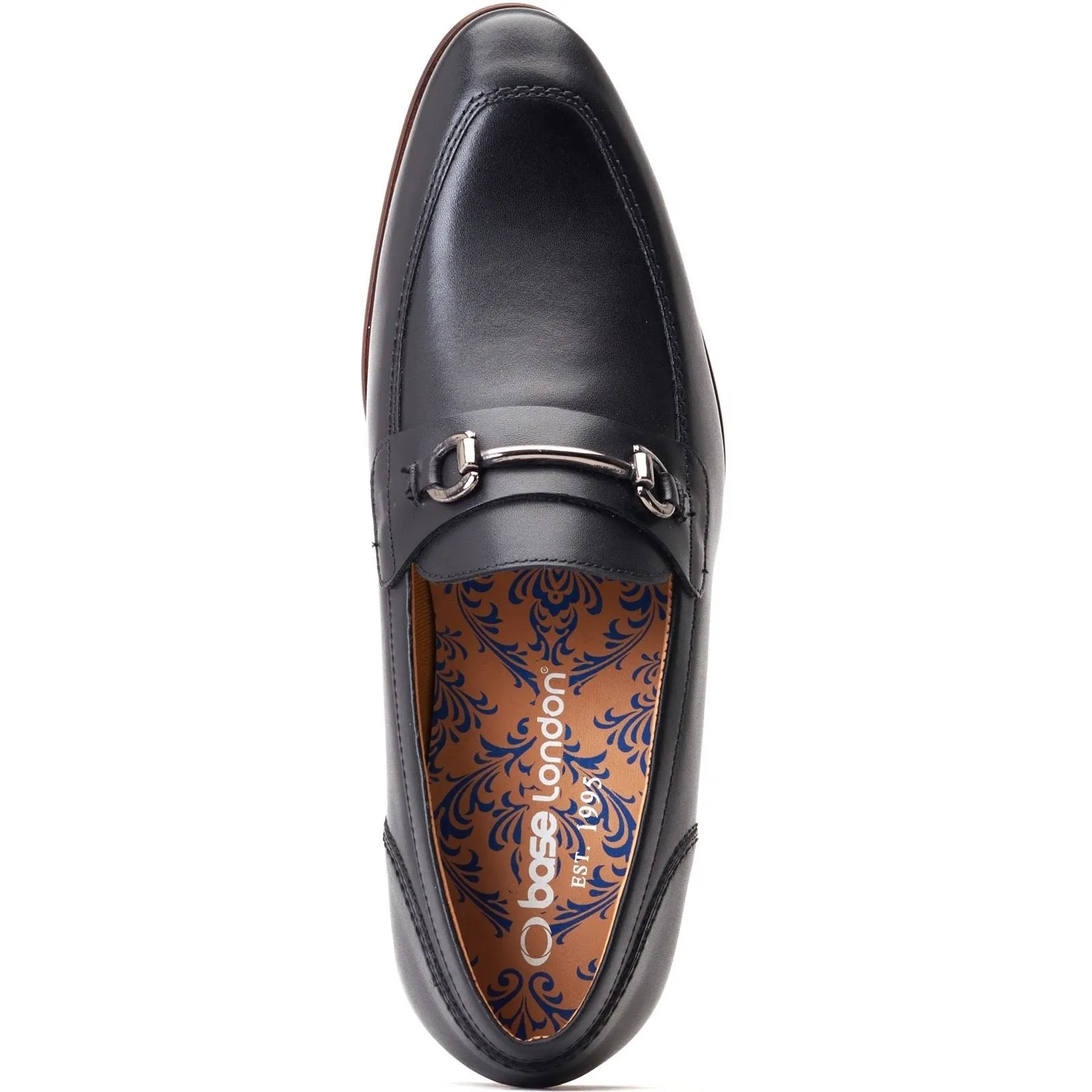 Base London Men's Russo Buckle Loafer in Black