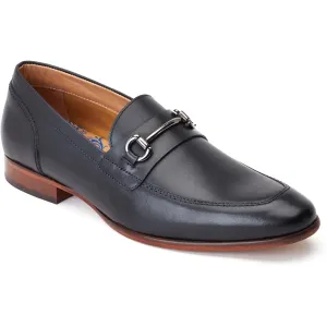 Base London Men's Russo Buckle Loafer in Black