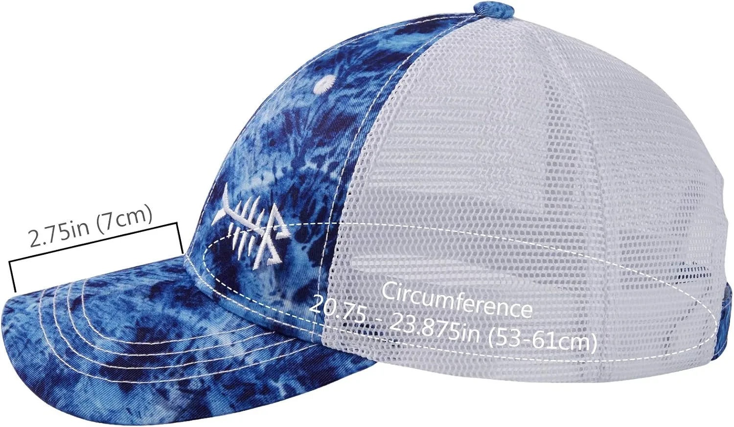 BASSDASH Altimate Fishing Hat Mesh Back for Men Women Adjustable Baseball Trucker Cap