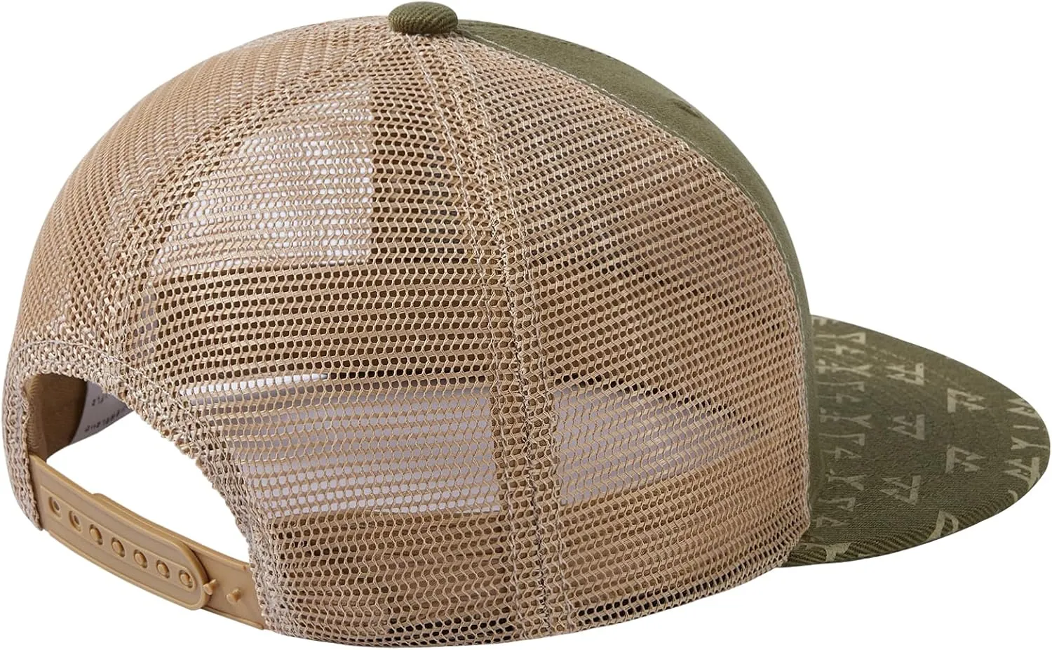 BASSDASH Flat Brim Trucker Cap Adjustable Snapback Hat Mesh Back for Men Women