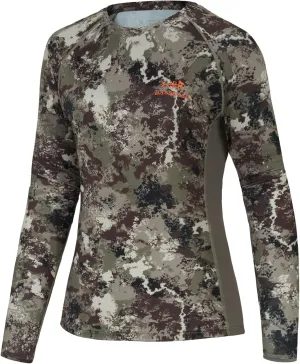 BASSDASH Women’s Camo Hunting Shirt Long Sleeve UPF 50  Sun Protection Performance Tee Fishing Hiking