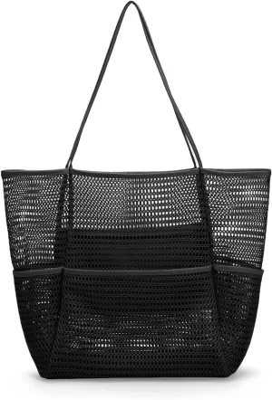 Beach Bag - Mesh Tote Bag Mothers Day Gifts for Mom Women Bag for Travel Pool Family Beach Vacation Cruise Essentials 2025