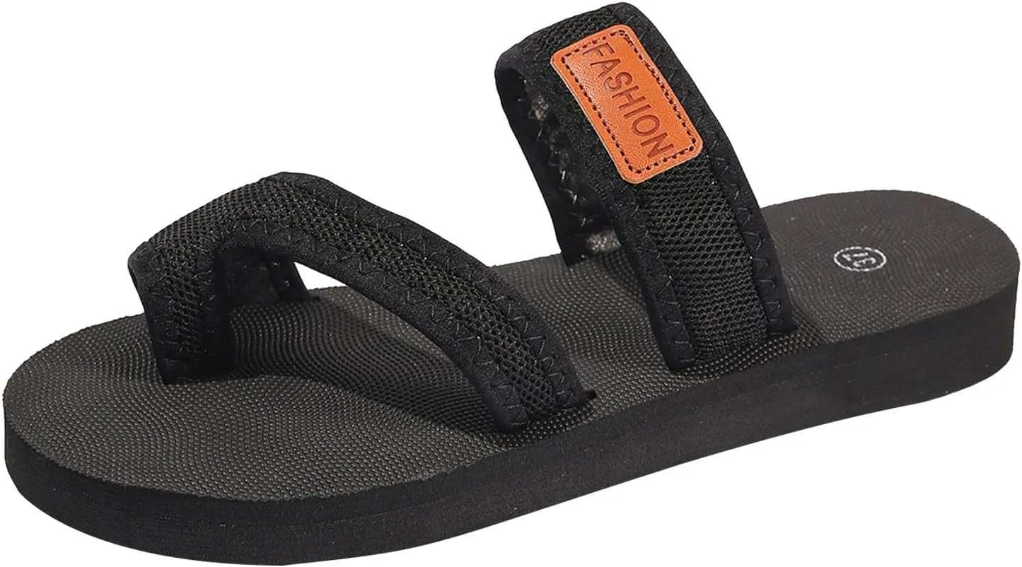 Beach Sandals for Summer Spring And Summer Women's Thong Sandals Fashion Leisure Mesh Lightweight Flat Toe Beach