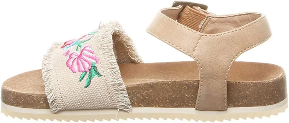 BEARPAW Youth Nolita Ivory | Youth's Sandal | Youth's Shoe | Comfortable & Lightweight