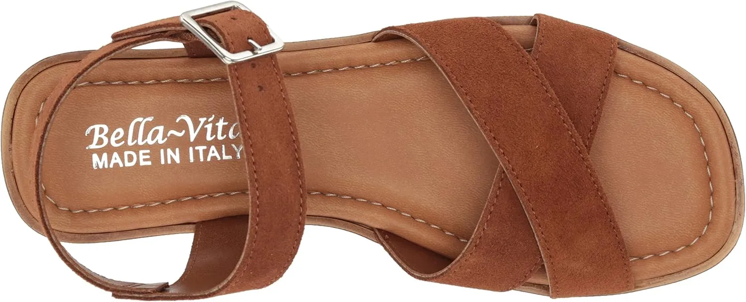 Bella Vita Women's Car-Italy Flat Sandal