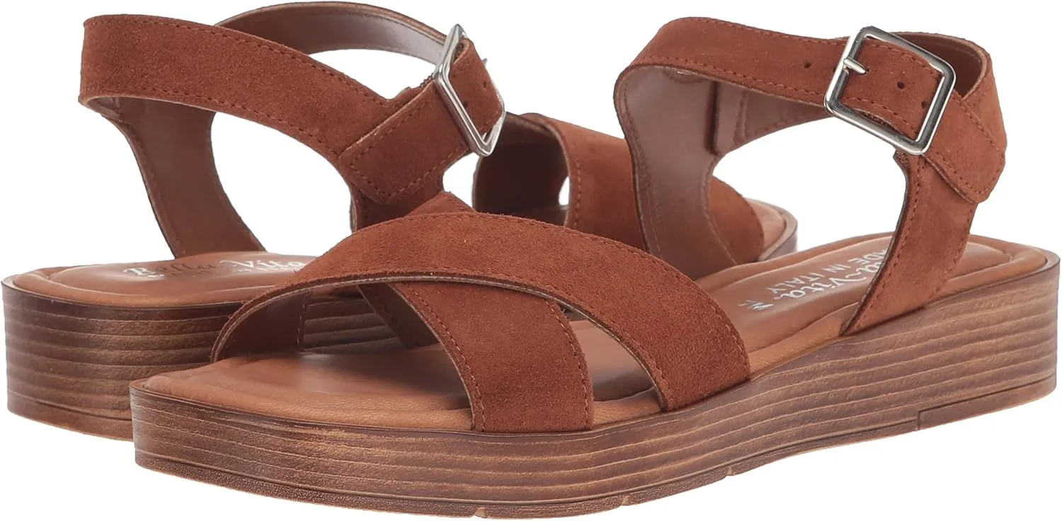 Bella Vita Women's Car-Italy Flat Sandal