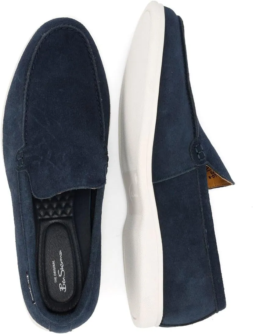 Ben Sherman Amarillo Suede Men's Navy Loafers