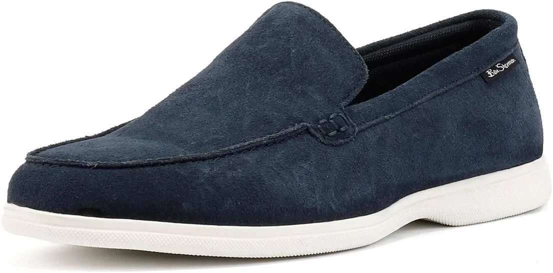 Ben Sherman Amarillo Suede Men's Navy Loafers
