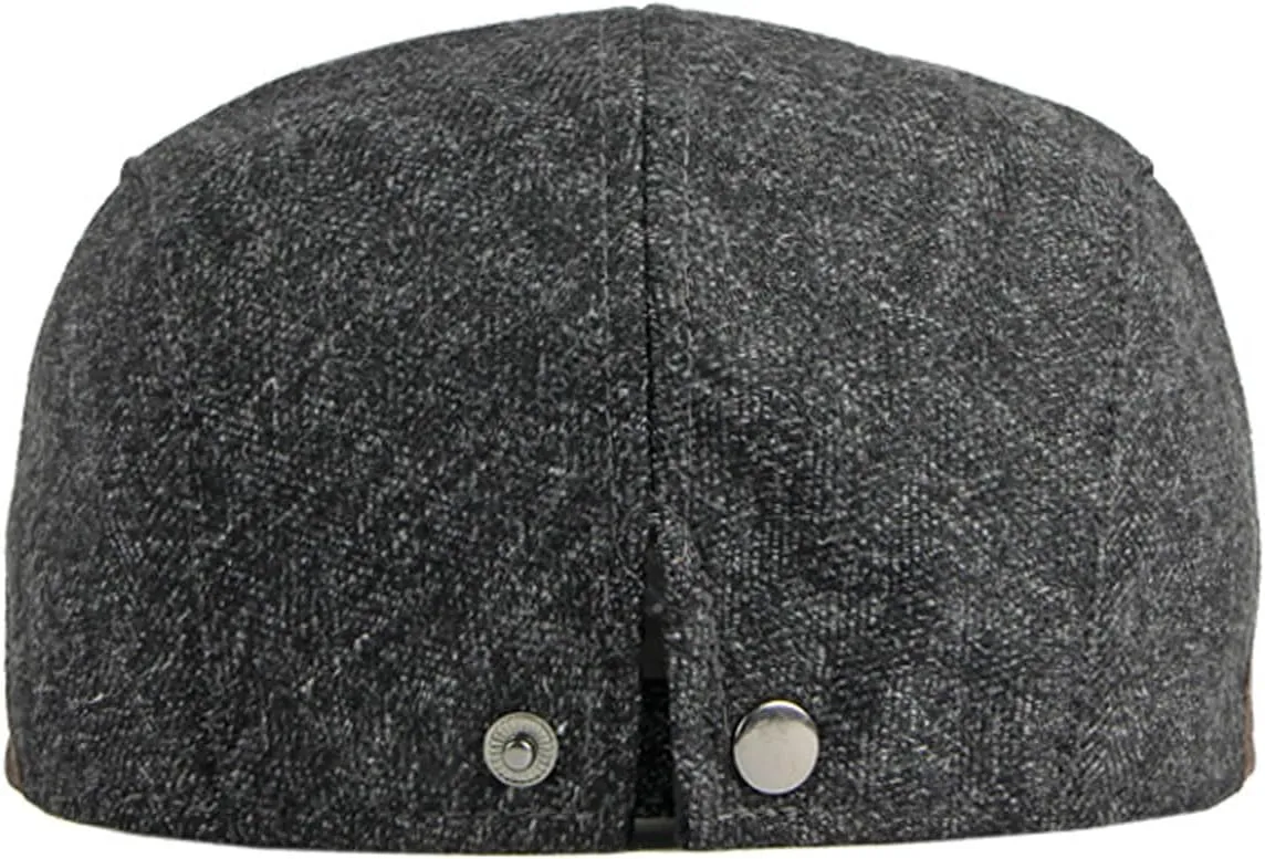 Beret Hat for Men in Autumn and Winter, Retro British and Warm Beret for Women, Literary and Artistic Progressive Hat