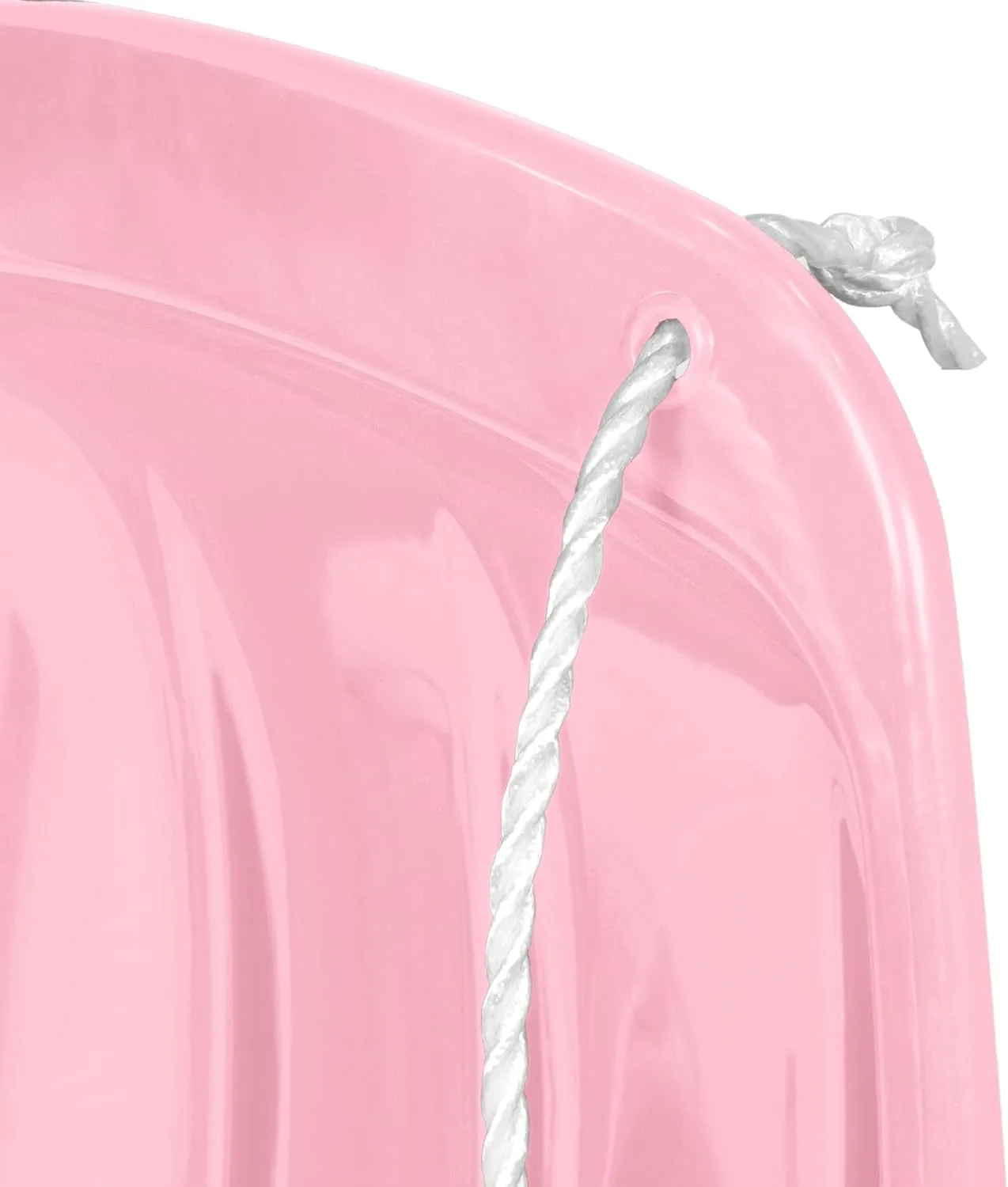 Best Choice Products 48in Kids Plastic Toboggan Snow Sled w/Pull Rope