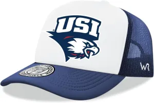 BH Fashion Company University of Southern Indiana Screaming Eagles Trucker Mesh Snapback Jumbo Cap Blue