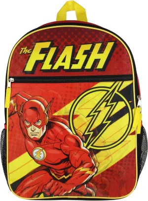Bioworld DC Comics The Flash 16" Flat front Backpack