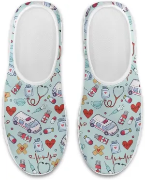 Biyejit Women's Travel Shoes, Lightweight and Comfortable Flat Shoes Non-Slip Casual Loafers Sneakers Tennis Sneakers